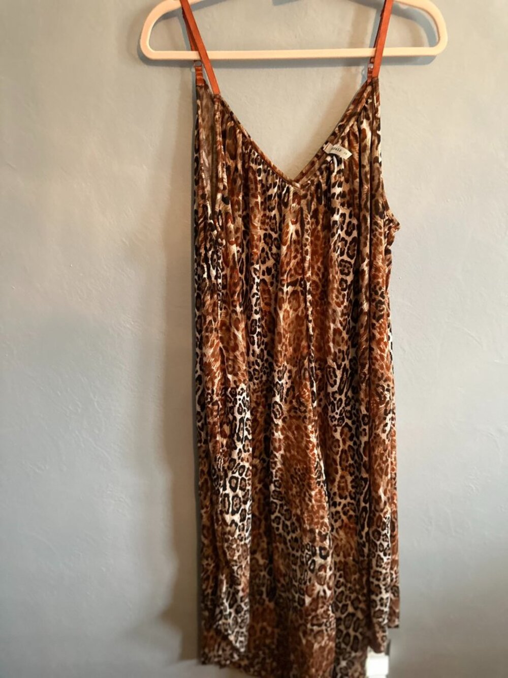 Emerald Leopard Romper - Size 2x